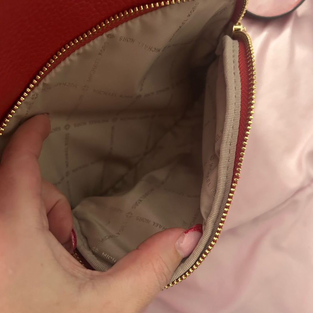 Mk Erin’s Medium Leather Backpack - image 2